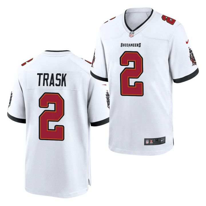 Men Tampa Bay Buccaneers #2 Kyle Trask Nike White Game Player NFL Jersey